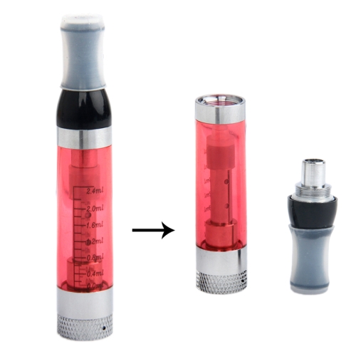 CE6S 2.4ML Cordless E-Cigarette Atomizer (Red) - Click Image to Close